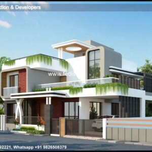 House front design  new house design duplex house design Model No - 0762