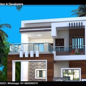 House front design  new house design duplex house design Model No - 0769