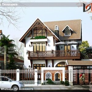 House front design  new house design duplex house design Model No - 0772