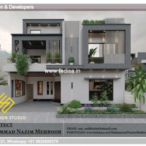 House front design  new house design duplex house design Model No - 0786