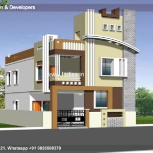 House front design  new house design duplex house design Model No - 0788