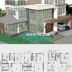 House front design  new house design duplex house design Model No - 0795