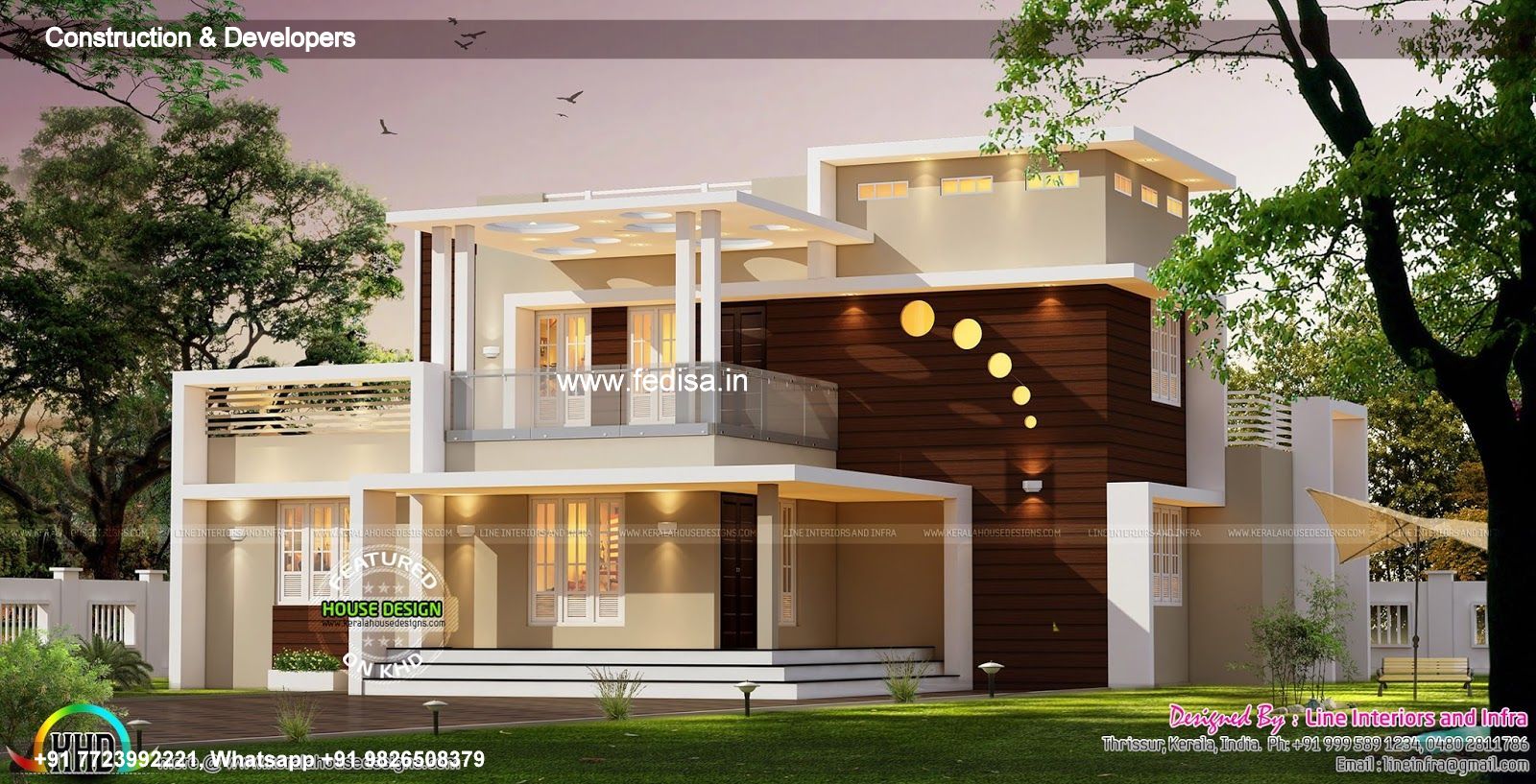 Luxury house house design modern house design -Model No - 0797