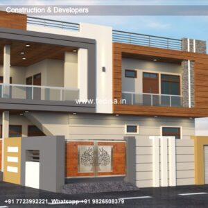 House front design  new house design duplex house design Model No - 0798