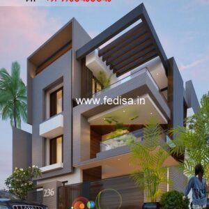 House front design  new house design duplex house design Model No - 0798