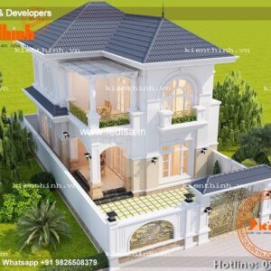 House front design  new house design duplex house design Model No - 0798