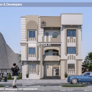 House front design  new house design duplex house design Model No - 0799
