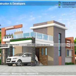 House front design  new house design duplex house design Model No - 0802