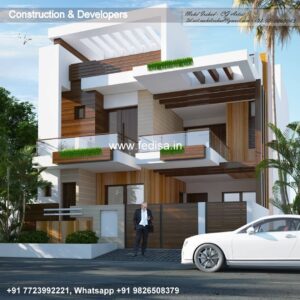 House front design  new house design duplex house design Model No - 0803