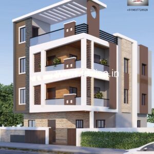 House front design  new house design duplex house design Model No - 0802