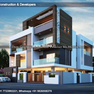 Luxury house house design modern house design -Model No - 0809