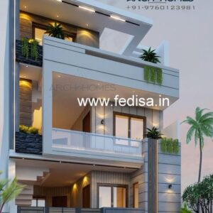 House front design  new house design duplex house design Model No - 0811