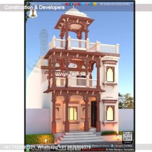 House front design  new house design duplex house design Model No - 0814