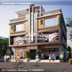 House front design  new house design duplex house design Model No - 0822