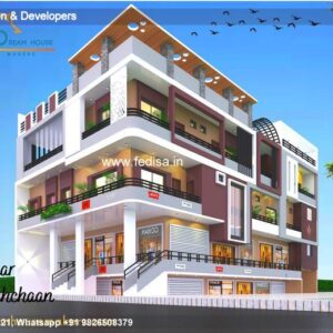 House front design  new house design duplex house design Model No - 0824