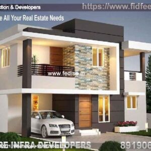 House front design  new house design duplex house design Model No - 0836
