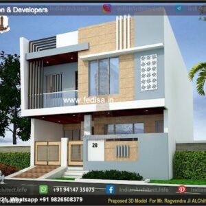 House front design  new house design duplex house design Model No - 0841