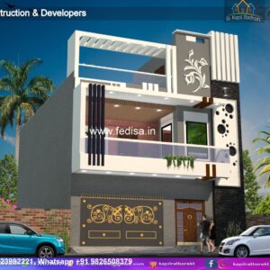 House front design  new house design duplex house design Model No - 0843