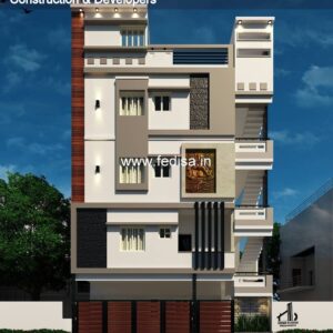 House front design  new house design duplex house design Model No - 0848
