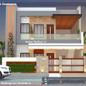 House front design new house design duplex house design Model No - 0853