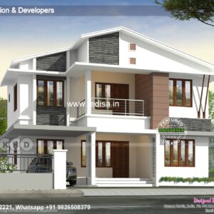 House front design new house design duplex house design Model No - 0857