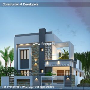 House front design  new house design duplex house design Model No - 0861