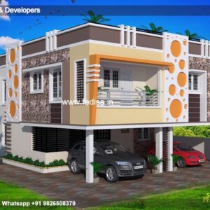 House front design  new house design duplex house design Model No - 0862