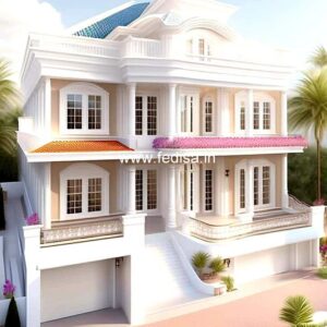 House front design  new house design duplex house design Model No - 0868