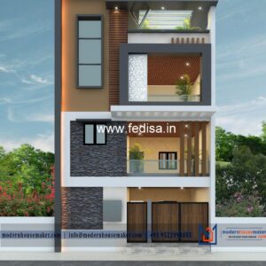 House front design  new house design duplex house design Model No - 0870