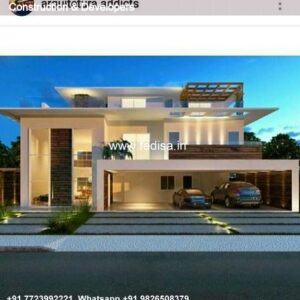 House front design  new house design duplex house design Model No - 0875
