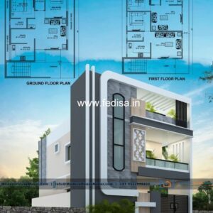 House front design  new house design duplex house design Model No - 0877