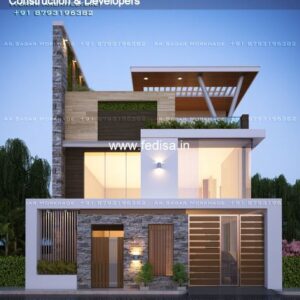 House front design  new house design duplex house design Model No - 0878