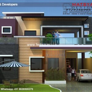 House front design new house design duplex house design Model No - 0880