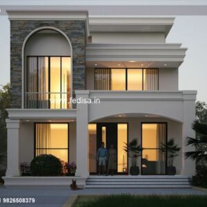 House front design  new house design duplex house design Model No - 0882