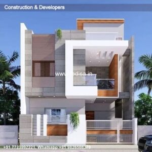 House front design new house design duplex house design Model No - 0885