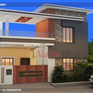 House front design  new house design duplex house design Model No - 0890