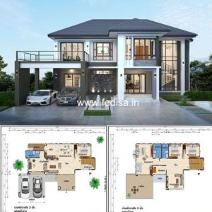 House front design new house design duplex house design Model No - 0895