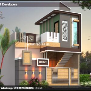 House front design  new house design duplex house design Model No - 0904