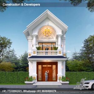 House front design  new house design duplex house design Model No - 0907